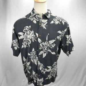 Tommy Bahama Medium Hawaiian silk floral shirt D5